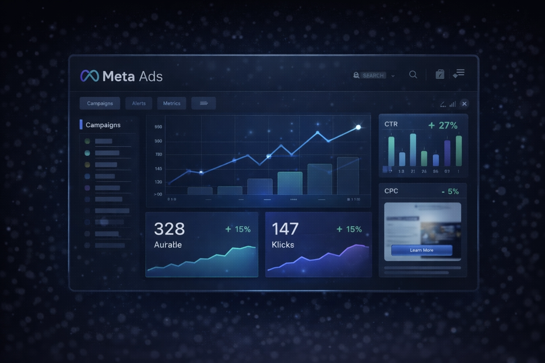 Meta Ads Dashboard — Kampagnen-Performance